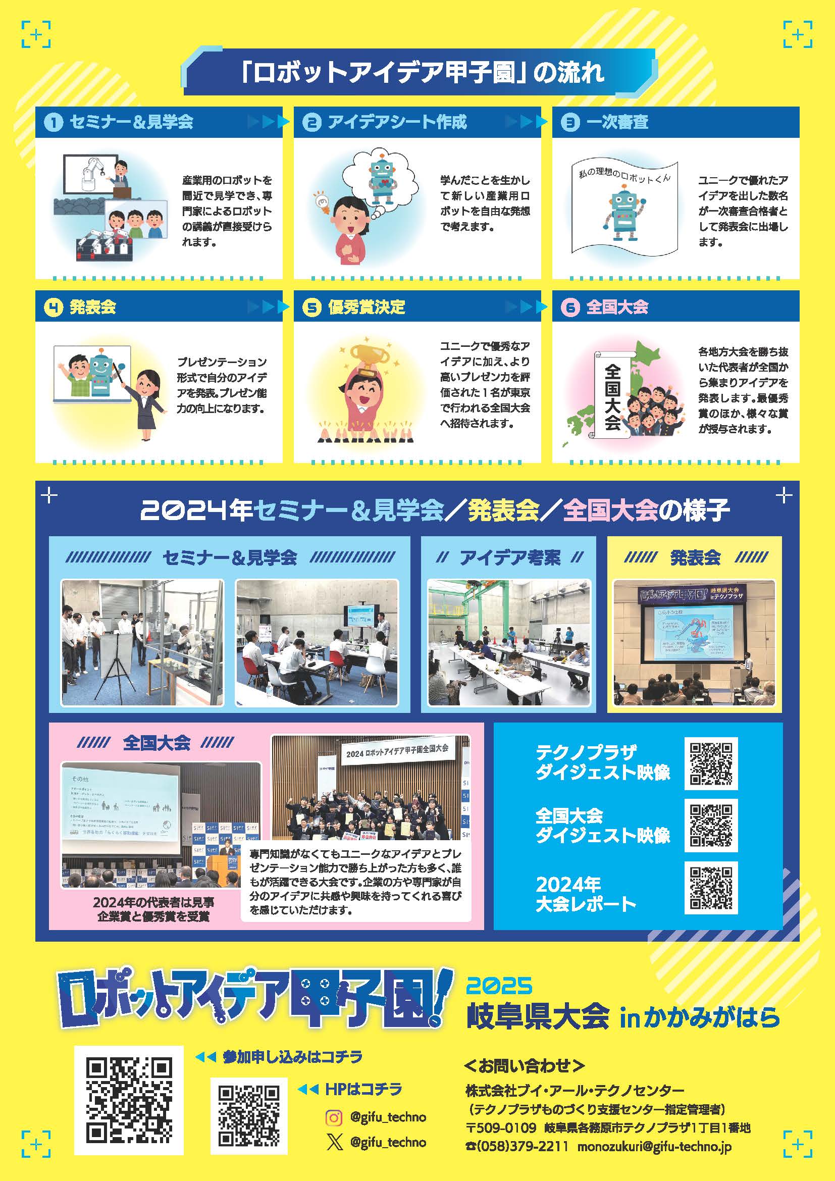 ロボットアイデア甲子園チラシ裏